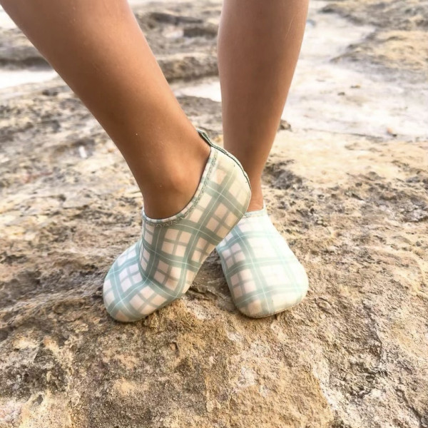 Chaussons de plage - Fern plaid