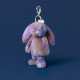 Porte-clés peluche lapin Luxe - Zodihop