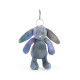 Porte-clés peluche lapin Luxe - Zodihop