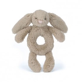 Hochet d'éveil grabber lapin Bashful - Taupe