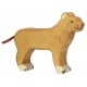 Figurine en bois - Lionne