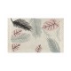 Tapis lavable en coton Tropical - Rose