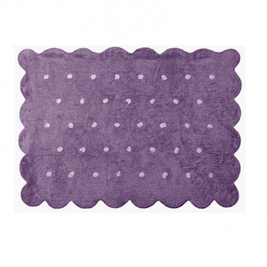 Tapis Biscuit - Violet Lilas