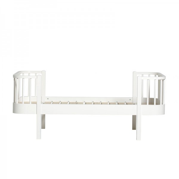 Lit Wood junior 90 x160 - Blanc