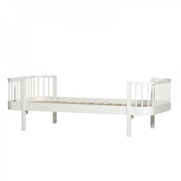 Lit Wood 90 x 200 - Blanc
