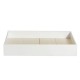 Tiroir de rangement pour lits Wood Original - Blanc