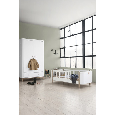 Matelas Wood lit évolutif/mezzanine Mini +, 68 x 162 cm
