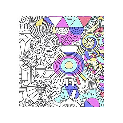 Poster coloriage géant - Happy Patchwork