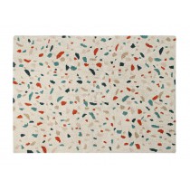 Tapis lavable en coton Terrazzo Marble 140 x 200 cm