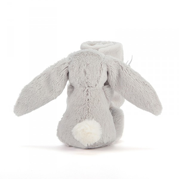 Doudou lapin - Bashful soother gris argent