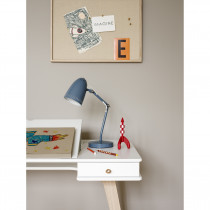 Bureau Wood - Blanc et chêne