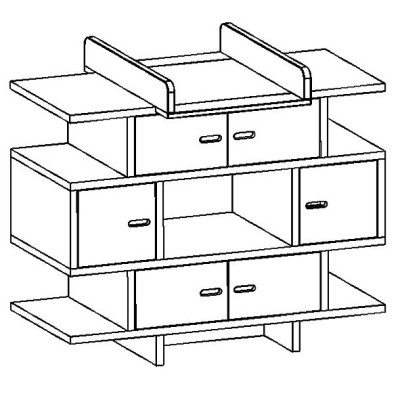 Commode et plan à langer - Madaket