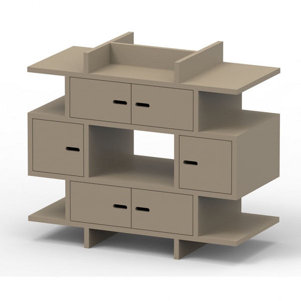 Commode et plan à langer - Madaket - Taupe
