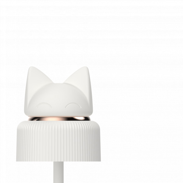 Lampe veilleuse LED dual Chat - Blanc