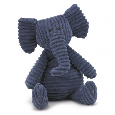 Peluche Cordy Roy - Eléphant bleu nuit