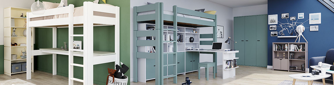 Lits sur&eacute;lev&eacute;s