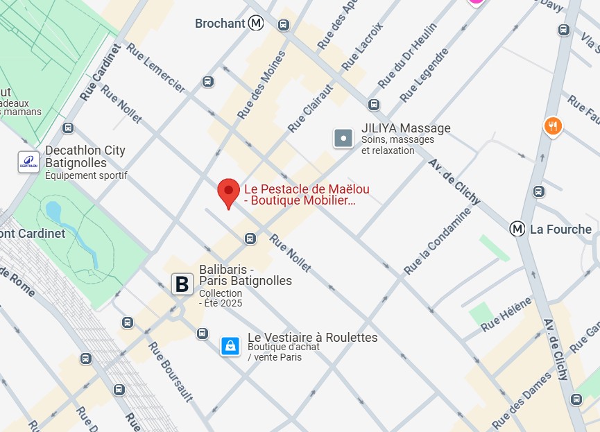 Plan Google maps_Boutique Mobilier